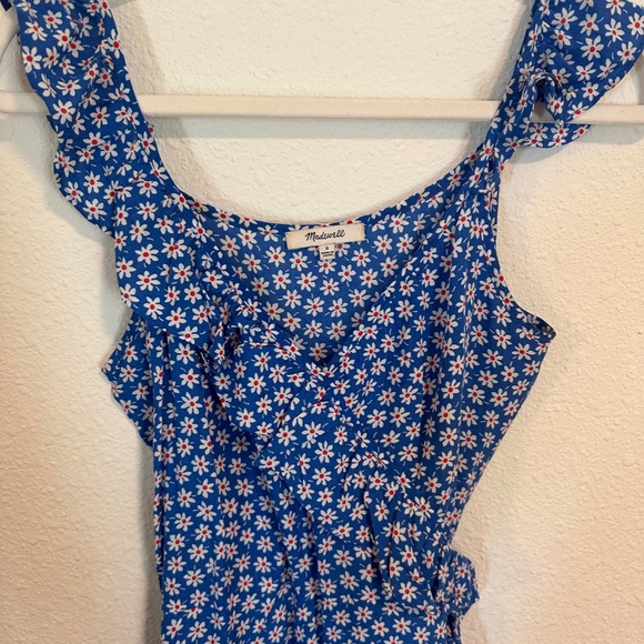 Madewell Ruffled Wrap Maxi Dress in Mini Daisy - Picture 2 of 3